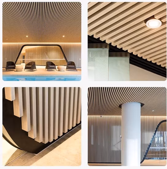 Togen Precast Rainscreen Ventilation System Decorative Grey Terracotta Louver Outdoor Wall Tile Cladding